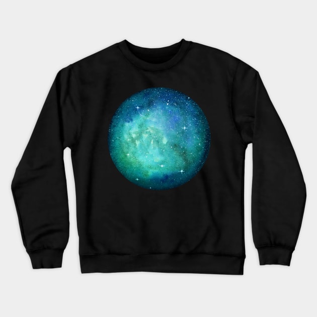 Space art Crewneck Sweatshirt by JuliaBadeeva